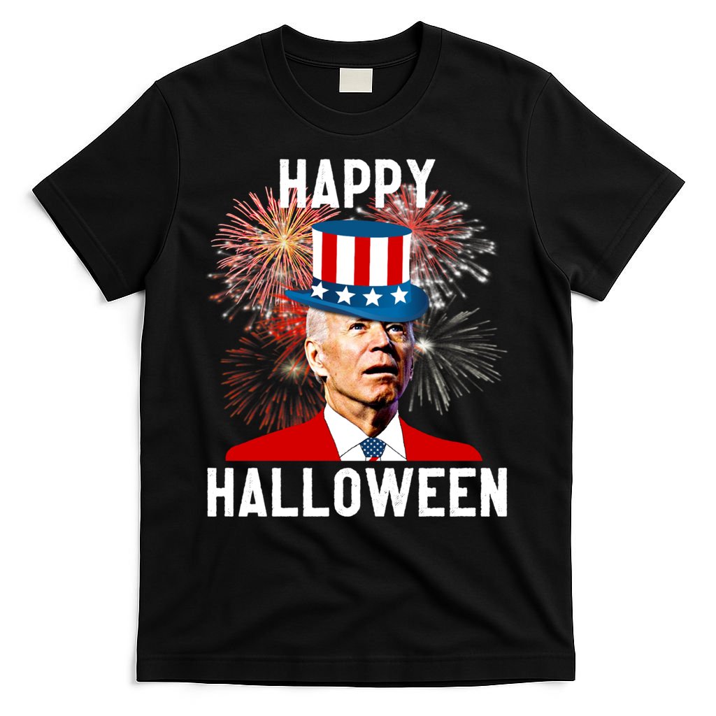 Joe Biden Happy Halloween For Funny 4th Of July T-Shirt