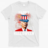 Joe Biden Happy Halloween For Funny 4th Of July T-Shirt