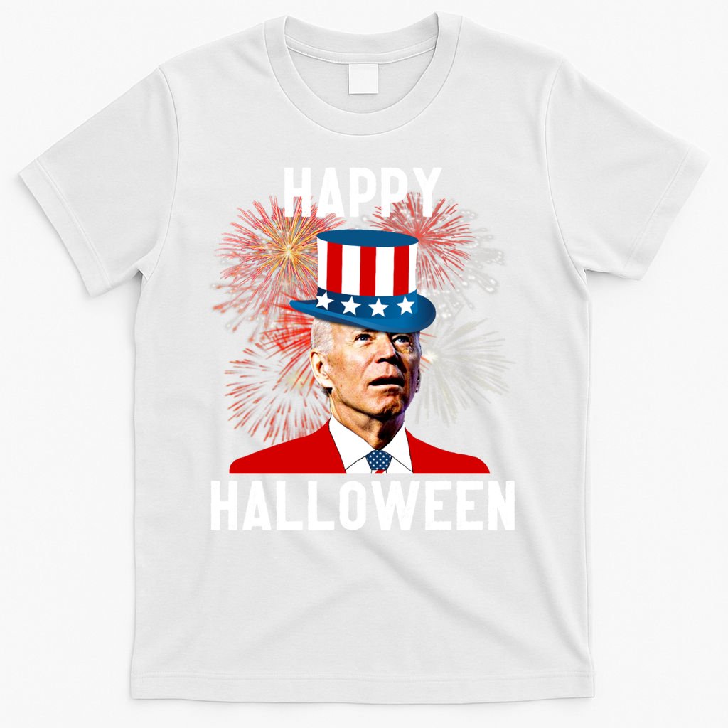 Joe Biden Happy Halloween For Funny 4th Of July T-Shirt