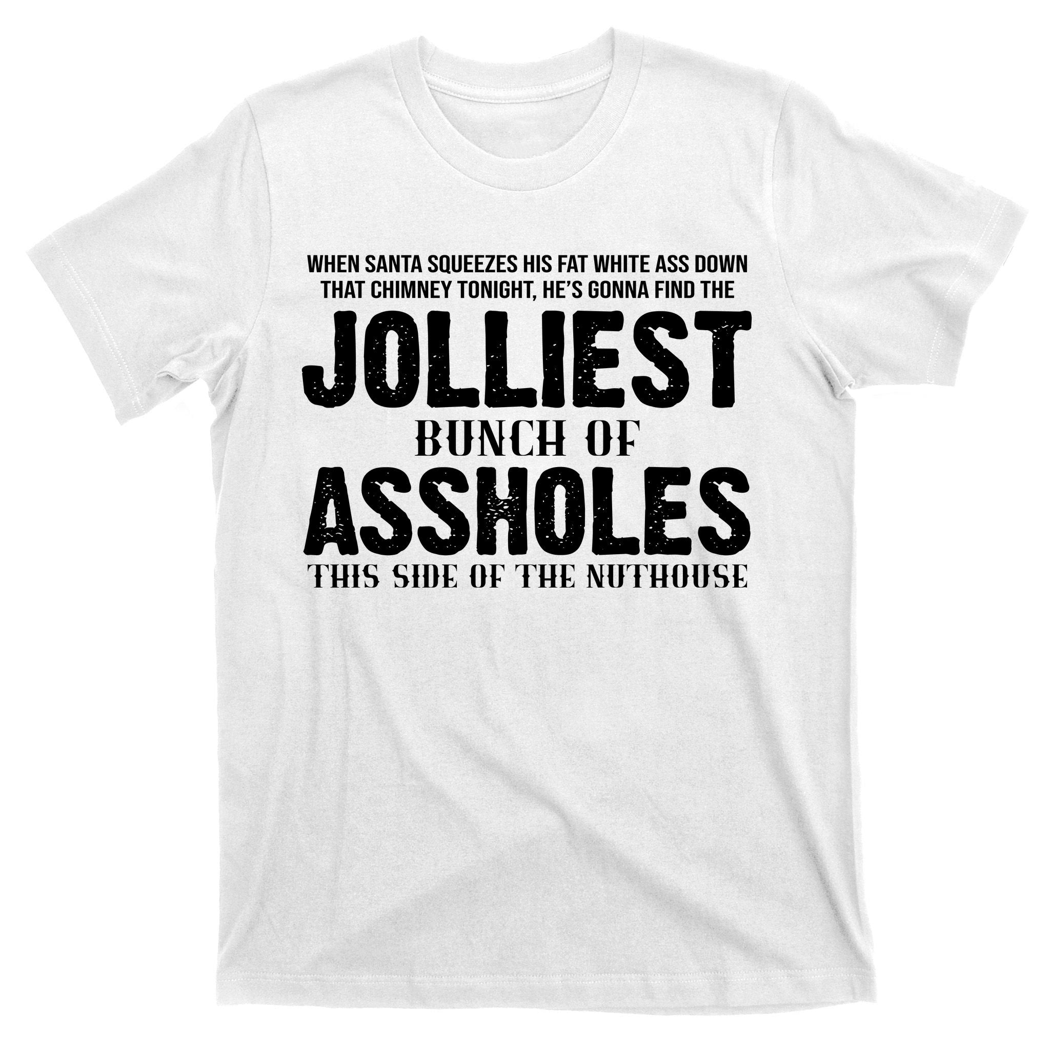 Jolliest Bunch Of Assholes Funny Christmas Vacation T-Shirt