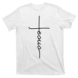Jesus Christ Faith Christian Cross Logo T-Shirt