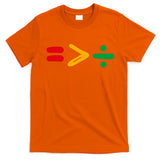 Juneteenth Equality Is Greater Than Division Afro T-Shirt