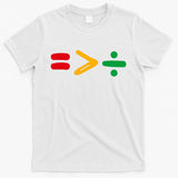 Juneteenth Equality Is Greater Than Division Afro T-Shirt