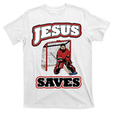 Jesus Saves Hockey Goalie T-Shirt