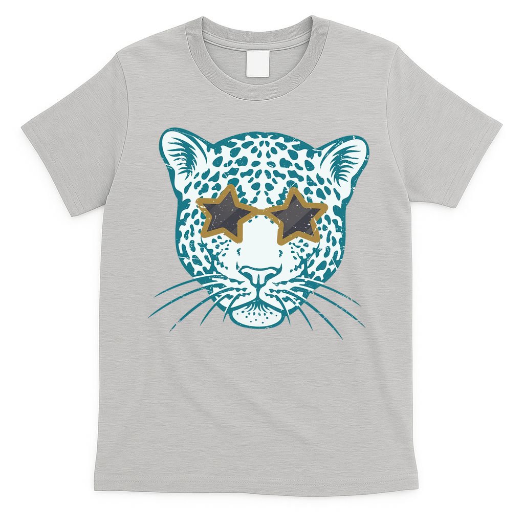 Football Jags Leopard Star T-Shirt