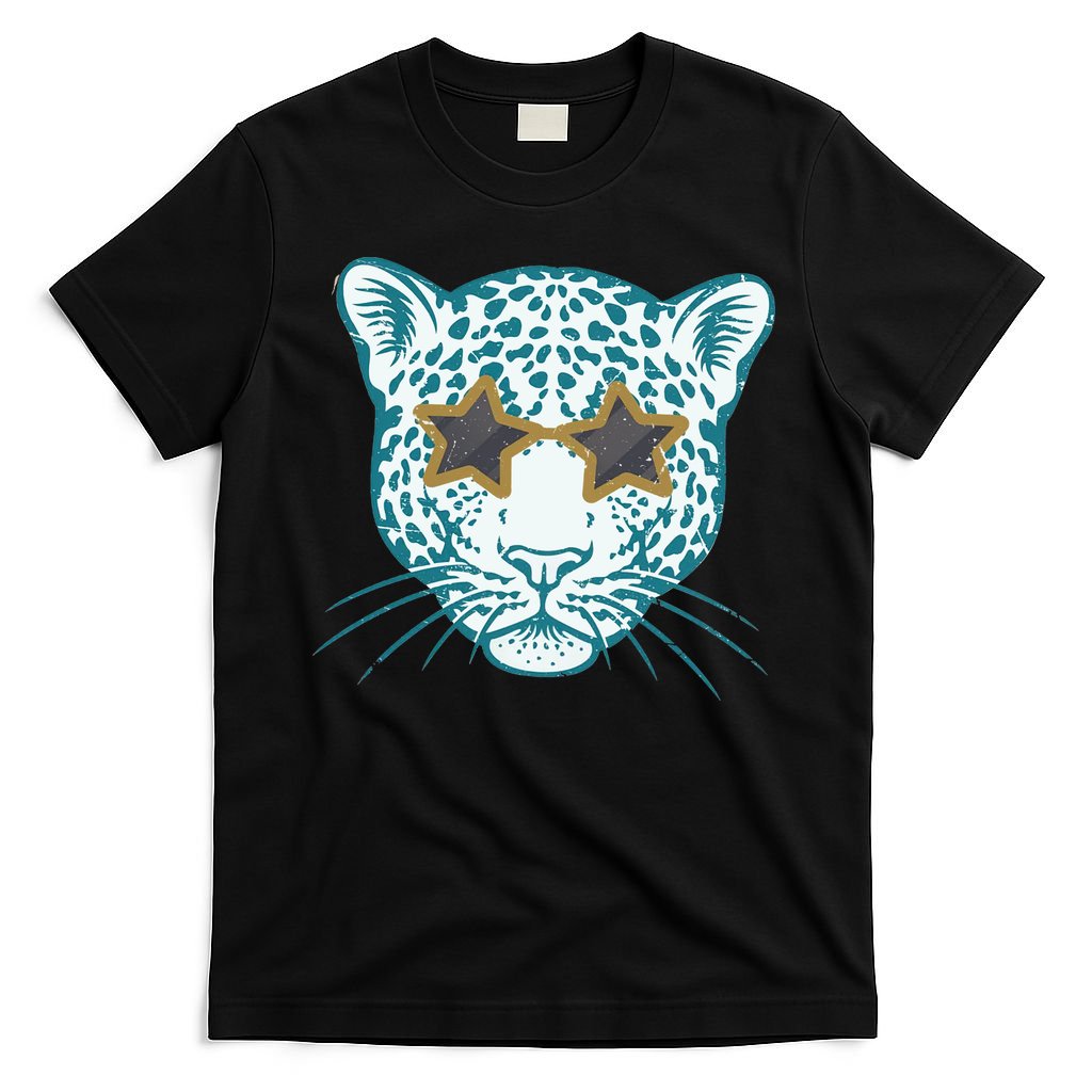 Football Jags Leopard Star T-Shirt