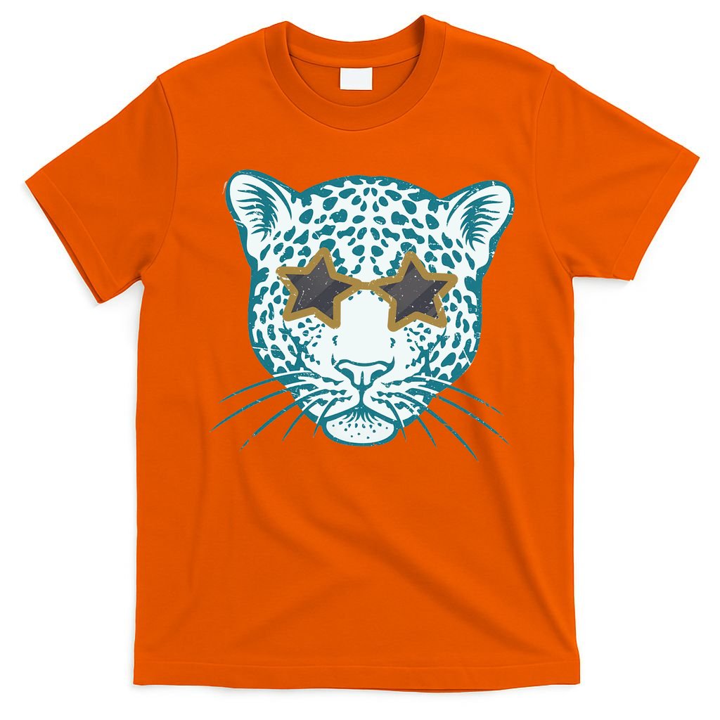 Football Jags Leopard Star T-Shirt