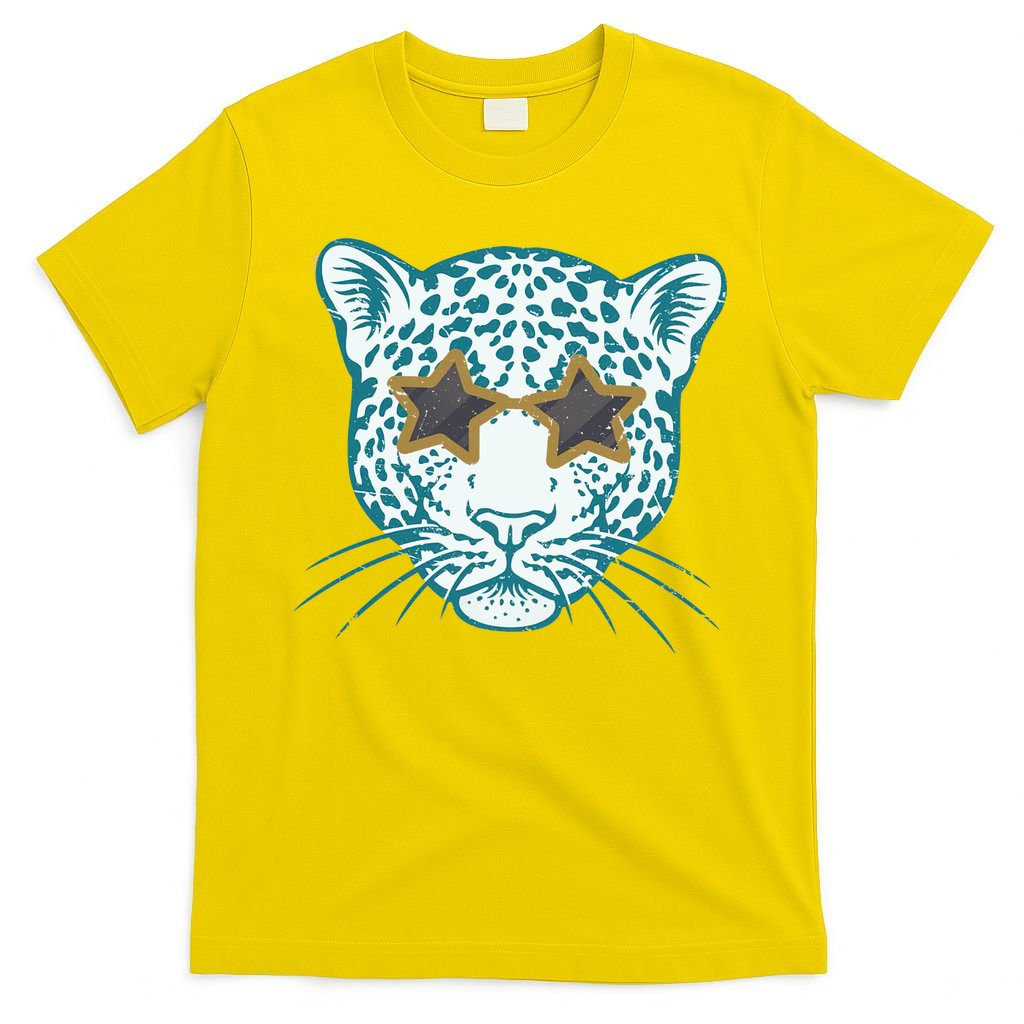 Football Jags Leopard Star T-Shirt
