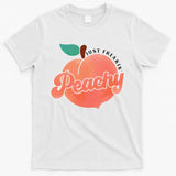 Just Freakin' Peachy Hippie Summer Apparel Tee Gift T-Shirt