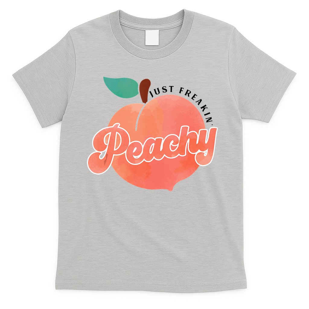 Just Freakin Peachy Hippie Summer Apparel Tee Gift T-Shirt