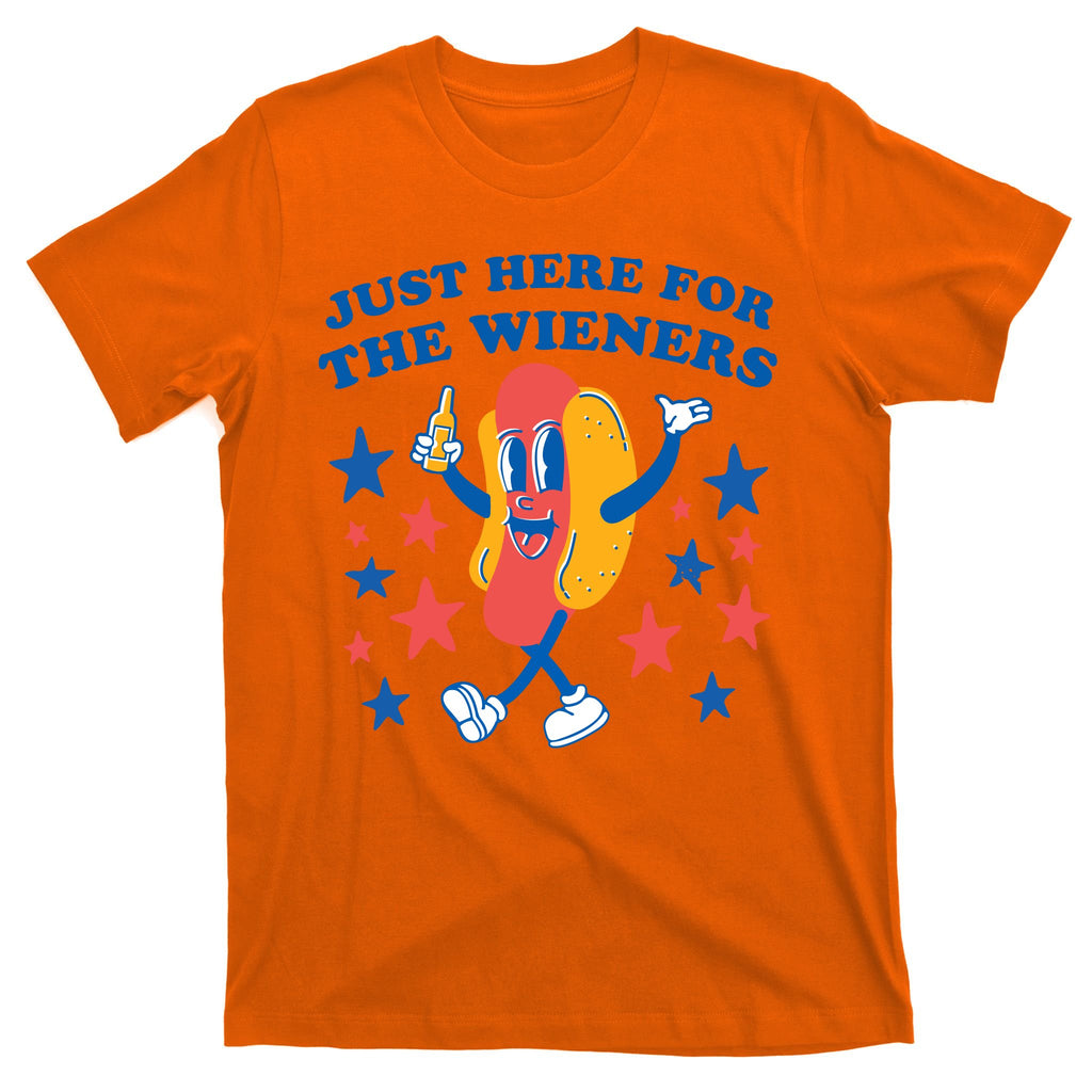 I'm Just Here For The Wieners 4th Of July Shirts T-Shirt