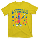 I'm Just Here For The Wieners 4th Of July Shirts T-Shirt