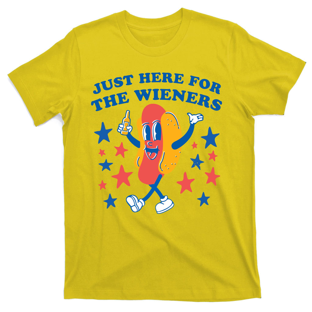 I'm Just Here For The Wieners 4th Of July Shirts T-Shirt