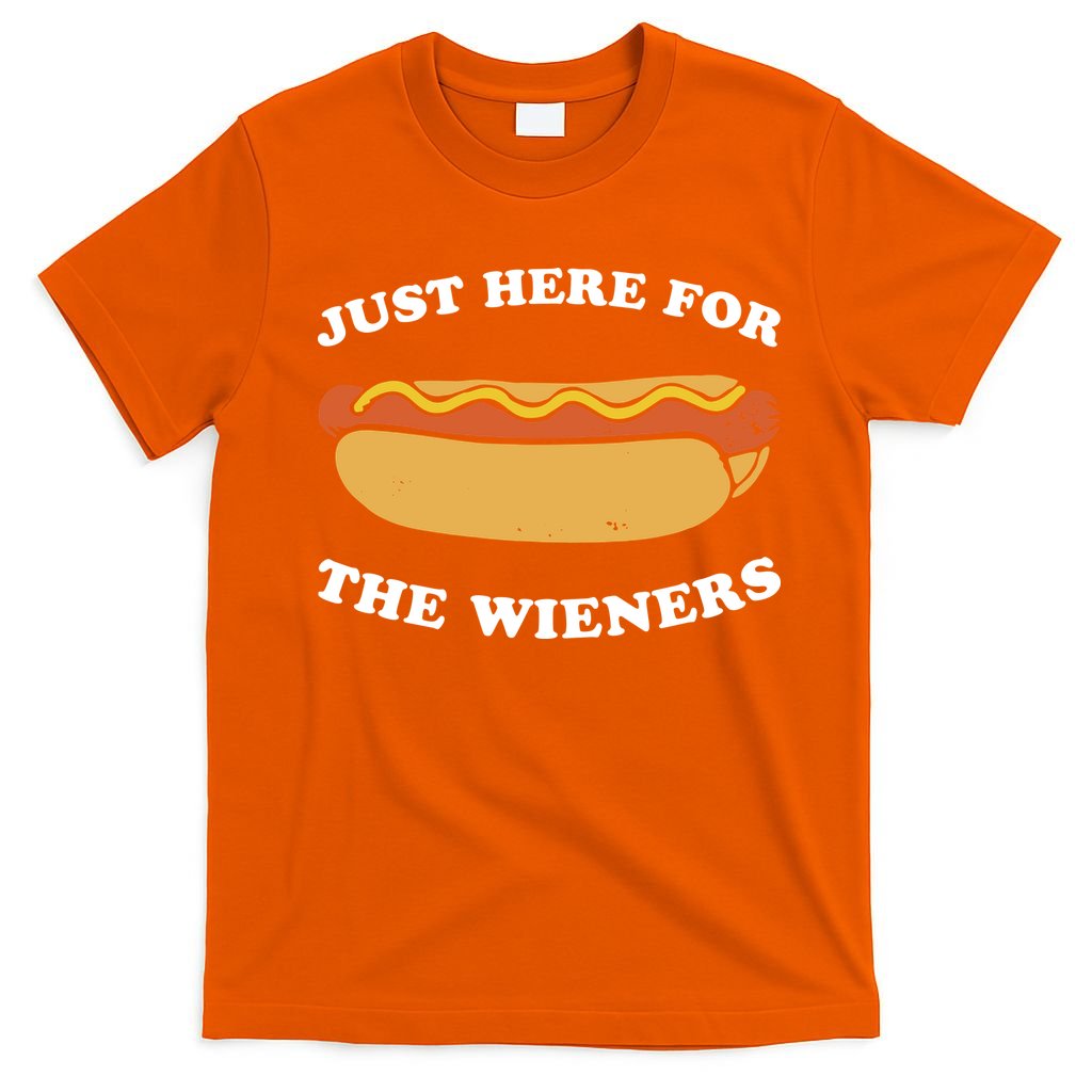 I'm Just Here For The Wieners 4th Of July Shirts T-Shirt