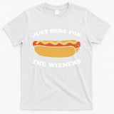 I'm Just Here For The Wieners 4th Of July Shirts T-Shirt