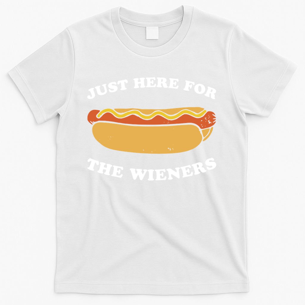I'm Just Here For The Wieners 4th Of July Shirts T-Shirt