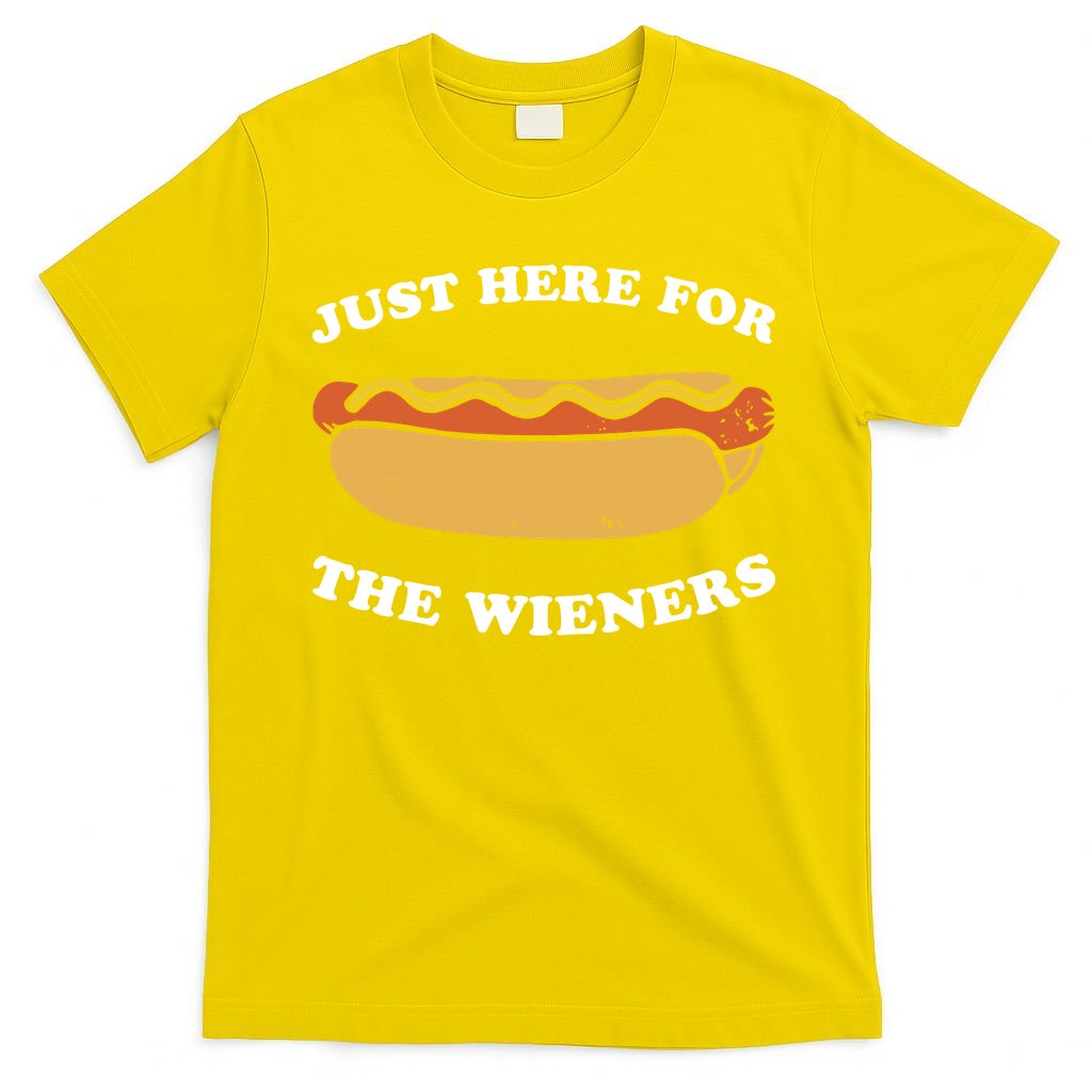 I'm Just Here For The Wieners 4th Of July Shirts T-Shirt