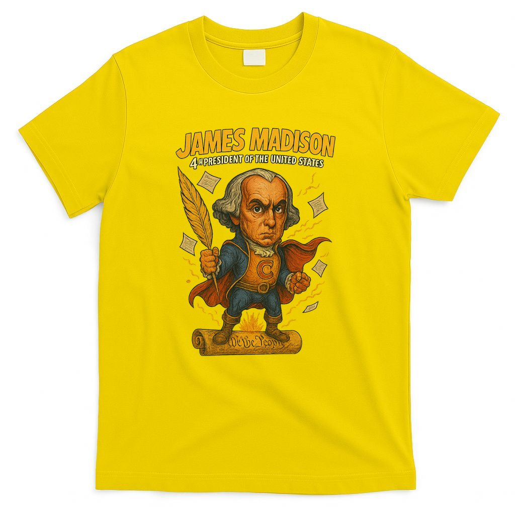 James Madison The Presidential Chronicles 4th President T-Shirt