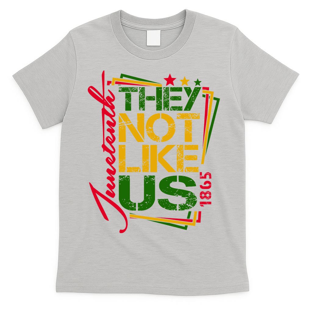 Juneteenth Not Like Us Not Like Us African American Freedom 1865 T-Shirt