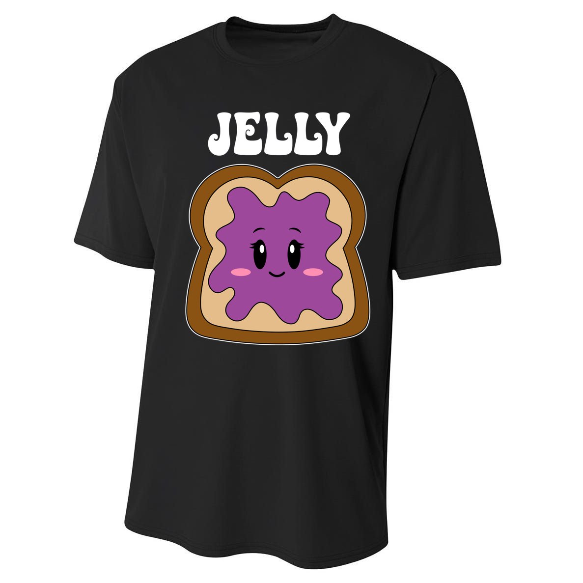 Jelly Peanut Butter Cute Couples Matching ValentineS Day Gift Performance Sprint T-Shirt