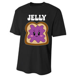 Jelly Peanut Butter Cute Couples Matching ValentineS Day Gift Performance Sprint T-Shirt