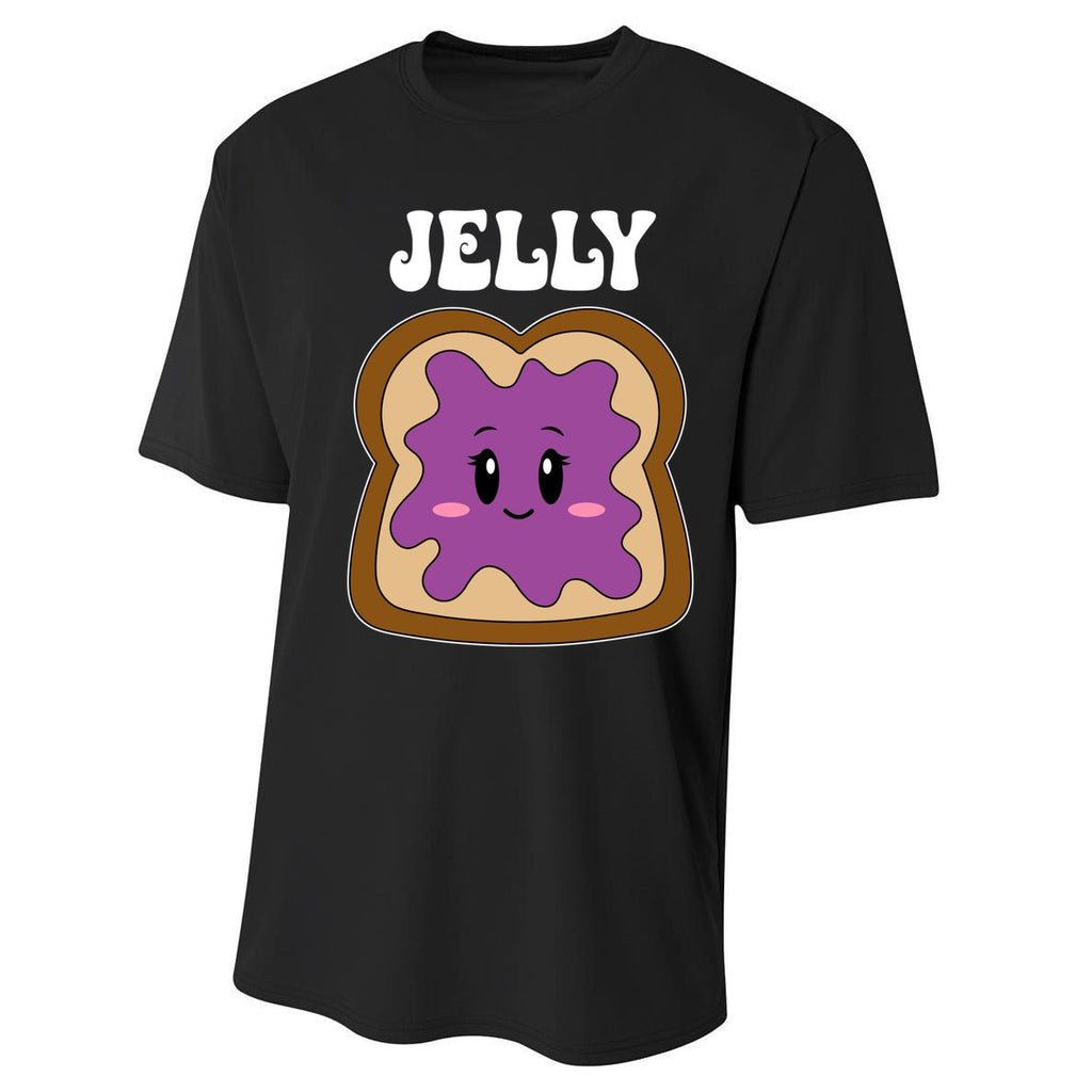 Jelly Peanut Butter Cute Couples Matching ValentineS Day Gift Performance Sprint T-Shirt
