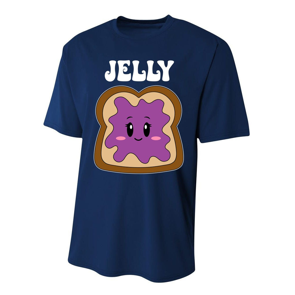 Jelly Peanut Butter Cute Couples Matching ValentineS Day Gift Performance Sprint T-Shirt