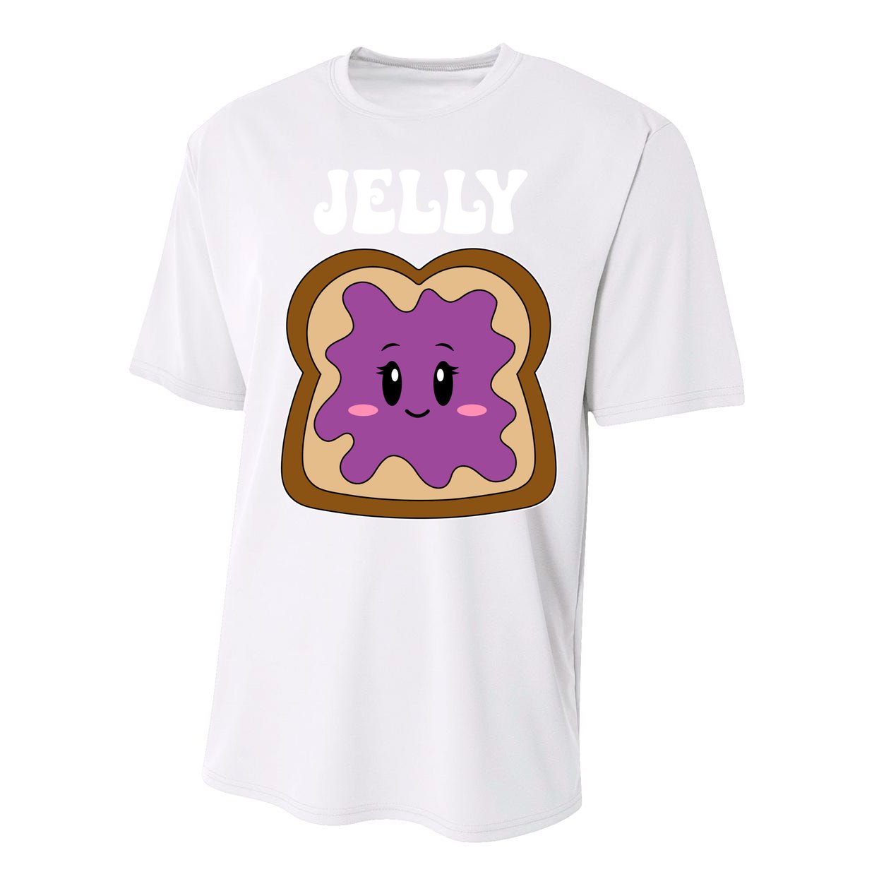 Jelly Peanut Butter Cute Couples Matching ValentineS Day Gift Performance Sprint T-Shirt