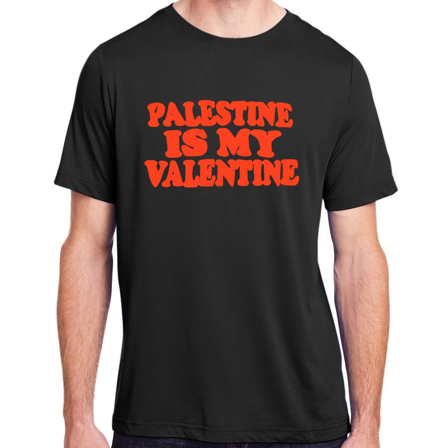 Jammjam Palestine Is My Valentine Adult ChromaSoft Performance T-Shirt