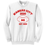 Kansas City 2020 Est 1959 KC Football Sweatshirt