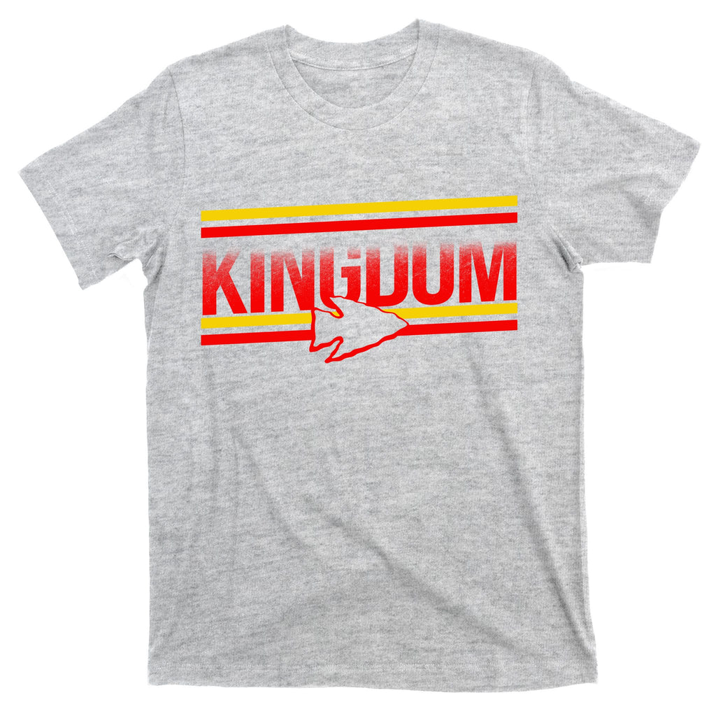 Kansas City KC Football Kingdom Arrowhead  T-Shirt