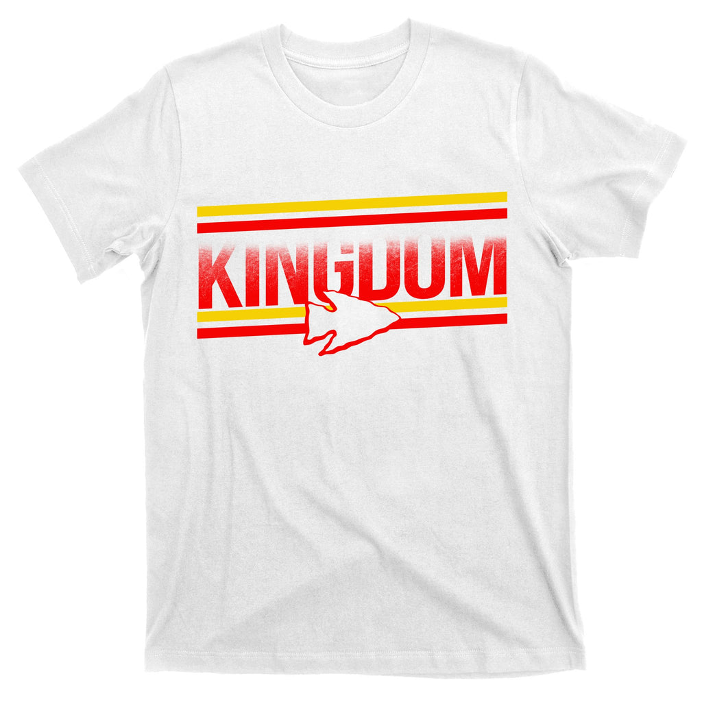 Kansas City KC Football Kingdom Arrowhead  T-Shirt