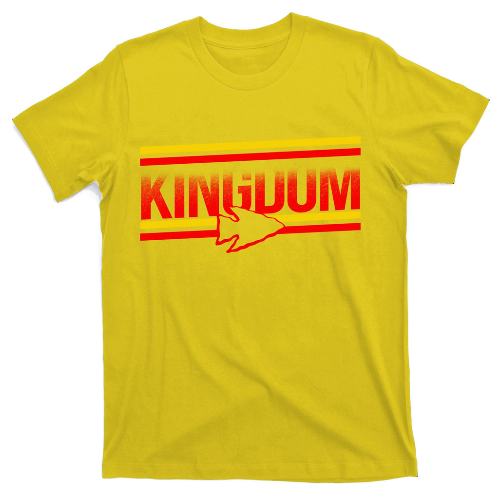 Kansas City KC Football Kingdom Arrowhead  T-Shirt