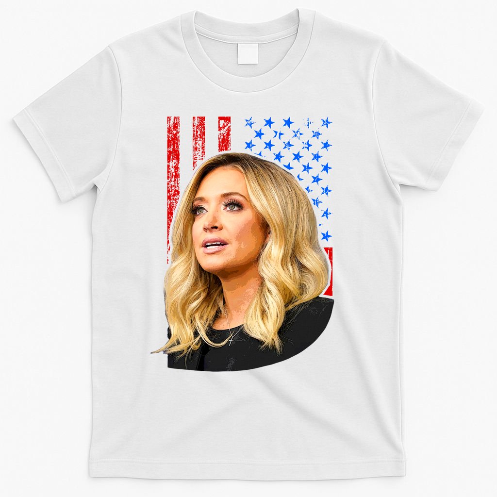 Kayleigh McEnany USA Flag T-Shirt