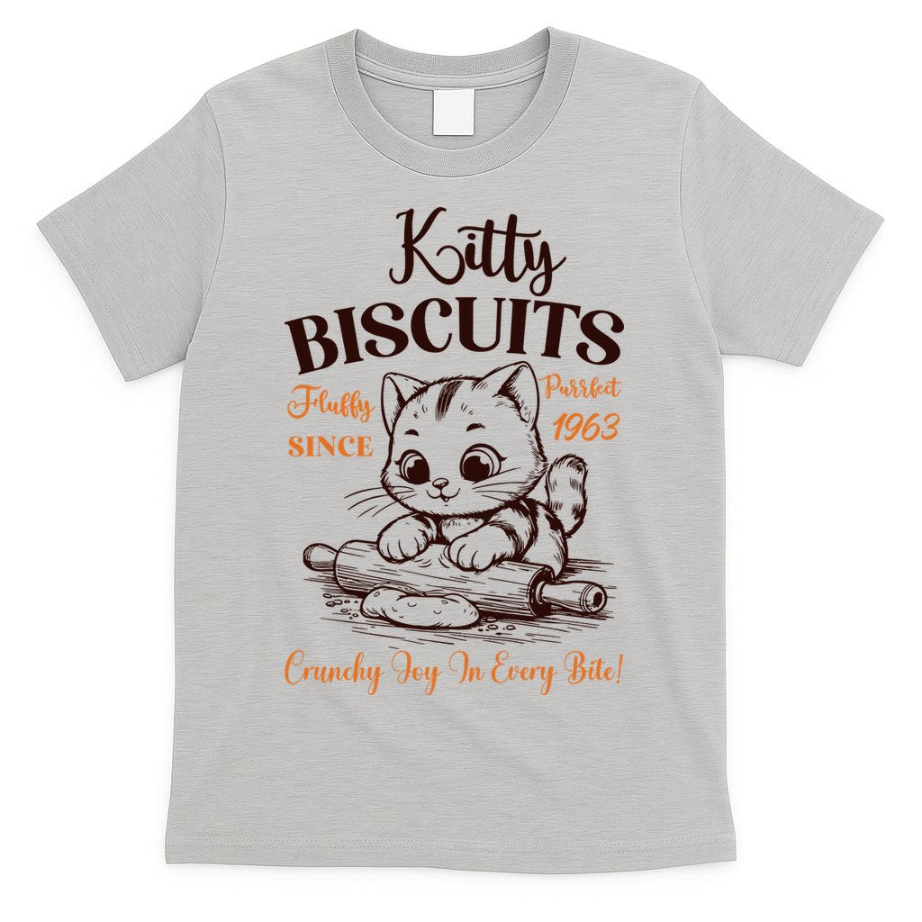 Kitty Biscuits Fluffy Purrfect Since 1963 T-Shirt