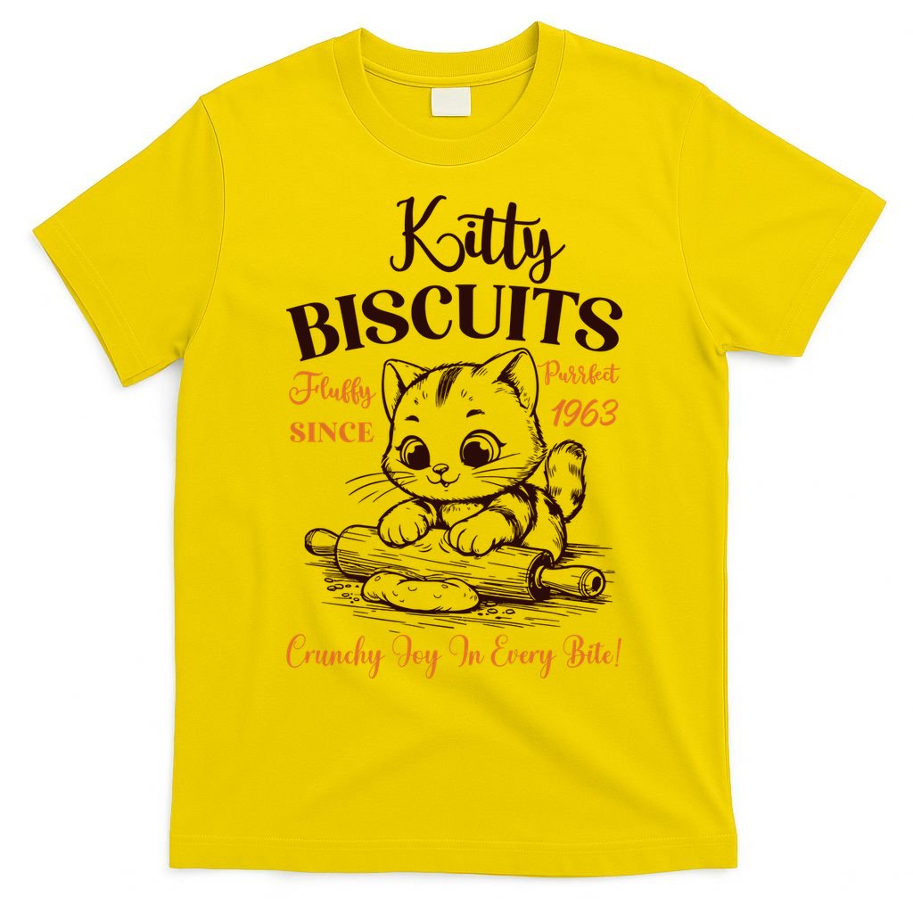 Kitty Biscuits Fluffy Purrfect Since 1963 T-Shirt