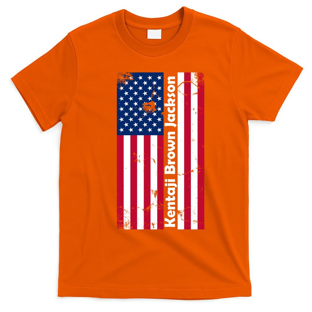 Kentaji Brown Jackson USA Flag T-Shirt