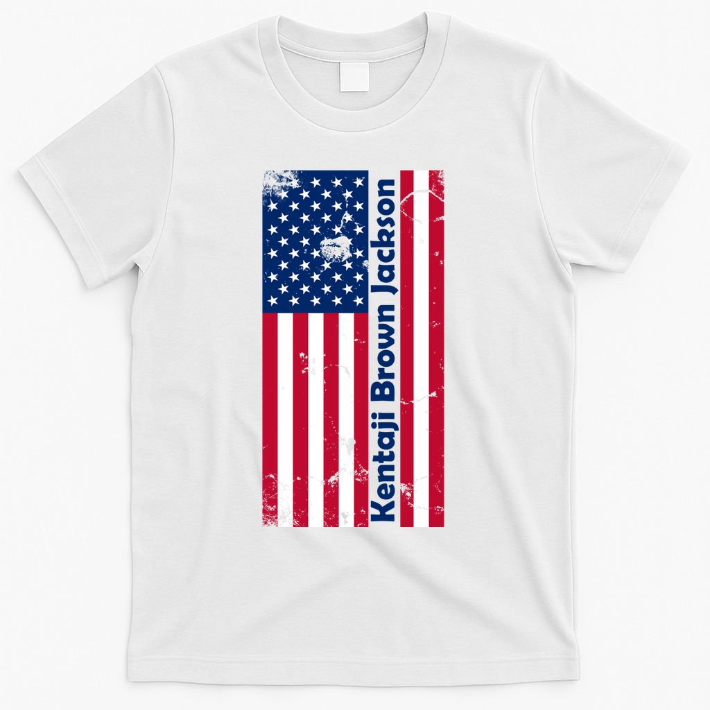 Kentaji Brown Jackson USA Flag T-Shirt