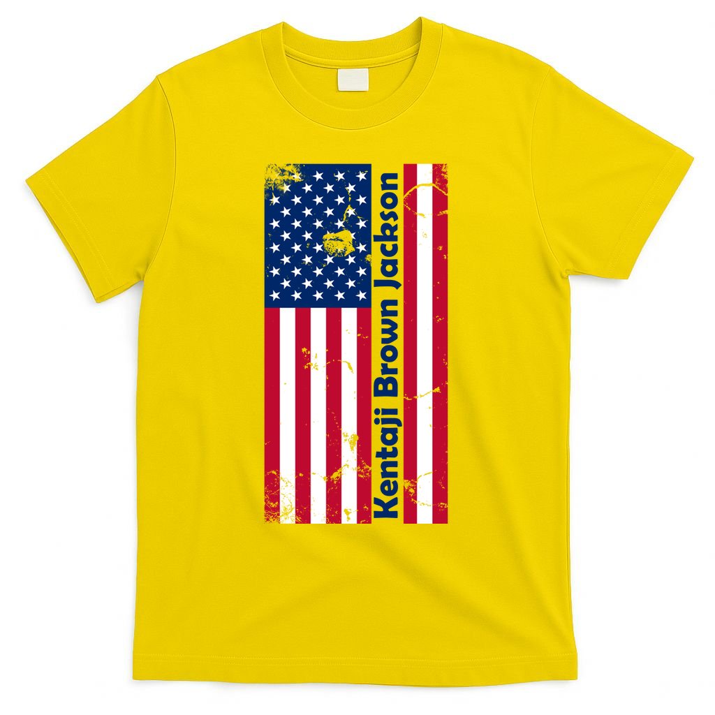 Kentaji Brown Jackson USA Flag T-Shirt