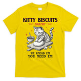 Kitty Biscuits We Knead Em You Need Em Cat Lover Baking T-Shirt