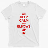 Keep Calm and Elbows Up Canada is Not for Sale  T-Shirt