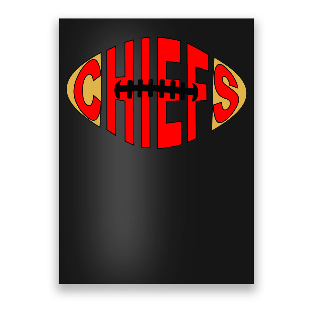 Kansas City Football Logo Fan KC Poster