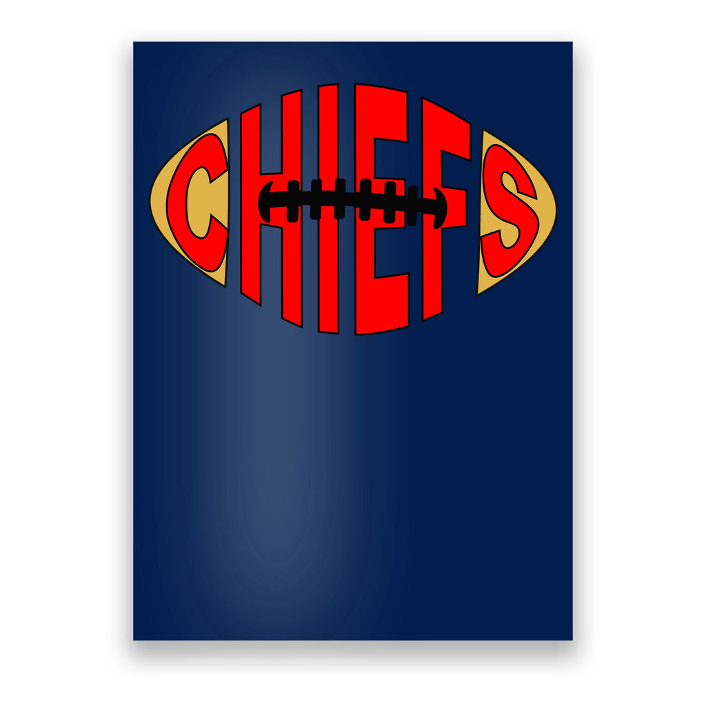 Kansas City Football Logo Fan KC Poster