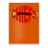 Kansas City Football Logo Fan KC Poster