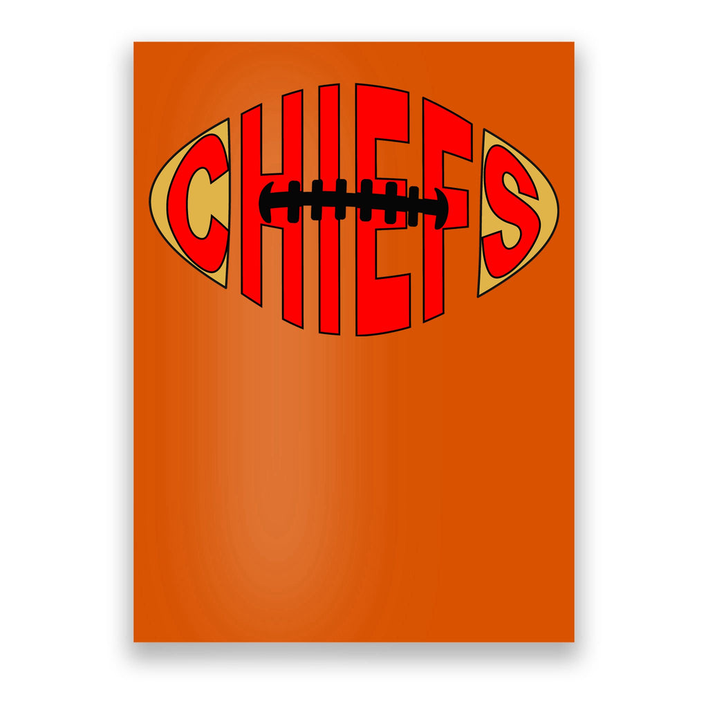 Kansas City Football Logo Fan KC Poster