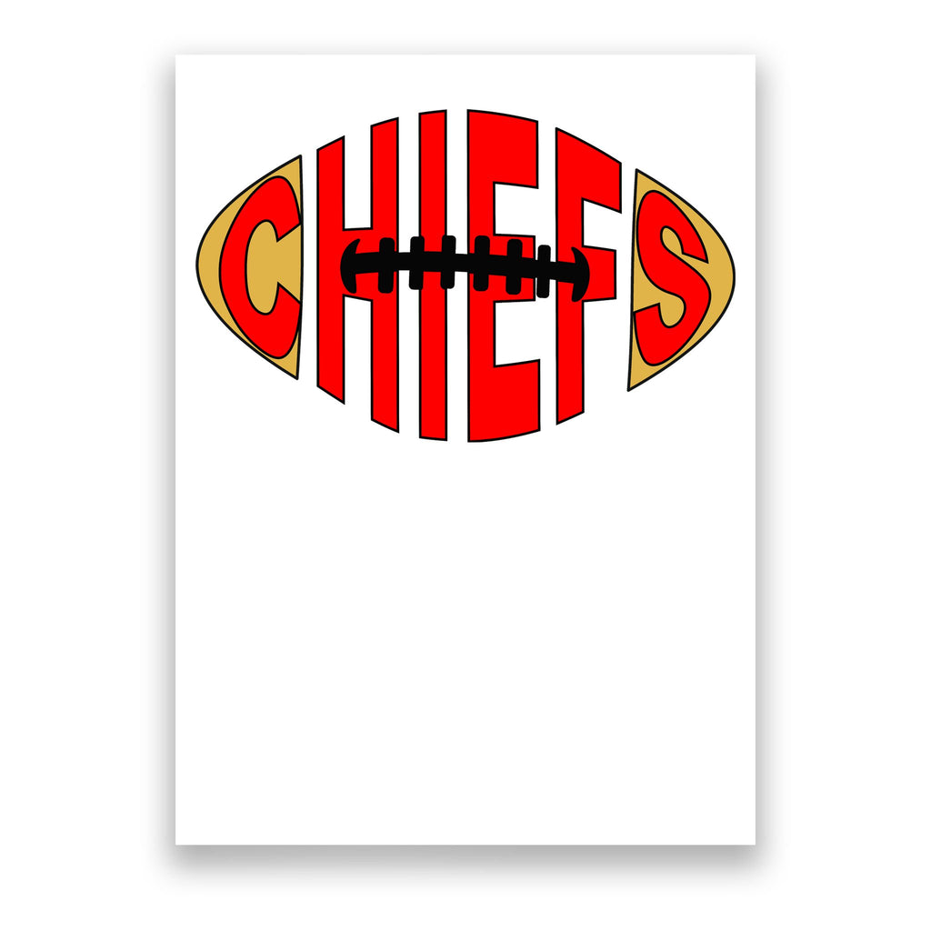 Kansas City Football Logo Fan KC Poster