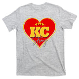 Kansas City Strong Football Heart Awareness T-Shirt