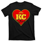 Kansas City Strong Football Heart Awareness T-Shirt