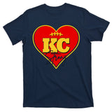 Kansas City Strong Football Heart Awareness T-Shirt