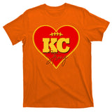 Kansas City Strong Football Heart Awareness T-Shirt